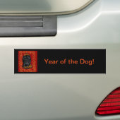 Havana Silk Dog Jahr des Hundes Autoaufkleber (Auf Auto)