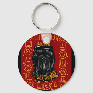 Havana Silk Dog Jahr des Hundes Schlüsselanhänger