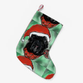 HAVANA SILK HUND KLEINER WEIHNACHTSSTRUMPF (Vorderansicht (hängend))