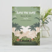 HAVANA Skyline Save-the-Date Einladung (Stehend Vorderseite)