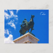 Havana-Statue Postkarte (Vorderseite)