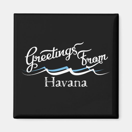 Havana Water Waves Magnet (Vorne)