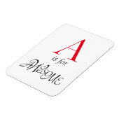 Havander Alphabet Letter A Flexible Magnet (Linke Seite)