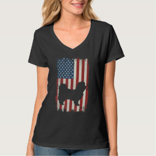 Havanese American Flag USA Hund Welpe USA 1 T-Shirt