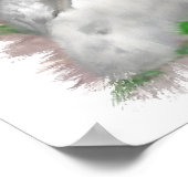 Havanese Art Print Poster (Ecke)