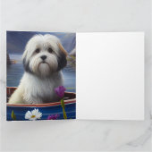 Havanese auf dem Paddle: Ein Landschaftliches Aben Karte (Innenseite)