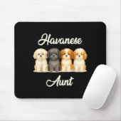Havanese Aunt Cute Dog Lover Gift Funny Women Pupp Mousepad (Mit Mouse)