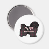 HAVANESE BESTE FREUNDIN Geschenke Magnet (Vorderseite/Rückseite)