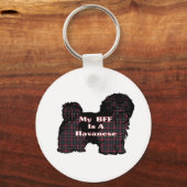 HAVANESE BESTE FREUNDIN Geschenke Schlüsselanhänger (Vorderseite)