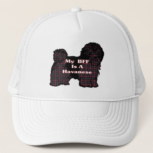 Havanese BESTE FREUNDIN Hat Truckerkappe (Vorderseite)