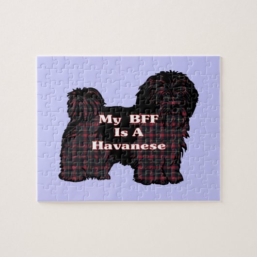 HAVANESE BESTE FREUNDIN PUZZLE (Horizontal)