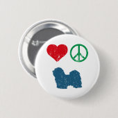 Havanese Button (Vorne & Hinten)