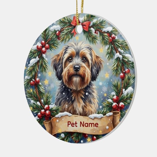 Havanese Christmas Keramik Ornament (Links)