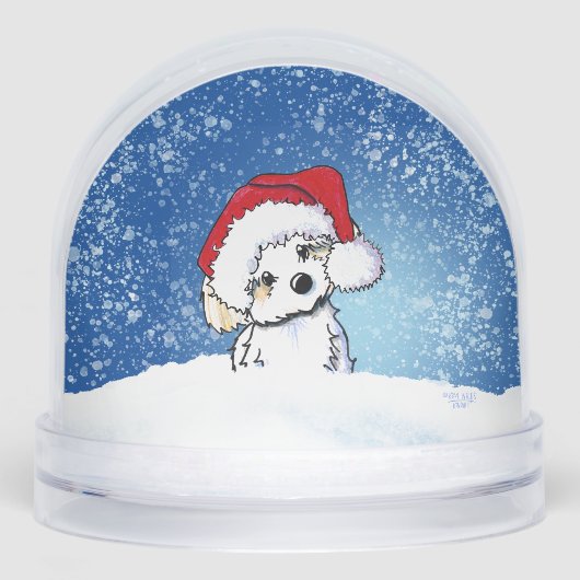 Havanese Christmas Schneekugeln (Vorderseite)