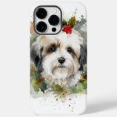 Havanese Christmas Wreath Festivals Case-Mate iPhone Hülle (Rückseite)