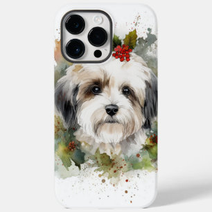 Havanese Christmas Wreath Festivals Case-Mate iPhone 14 Pro Max Hülle