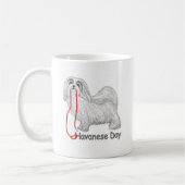 Havanese Day Kaffeetasse (Links)