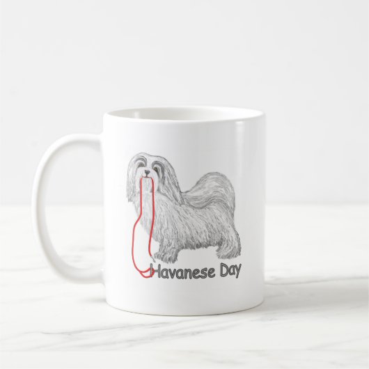 Havanese Day Kaffeetasse (Links)