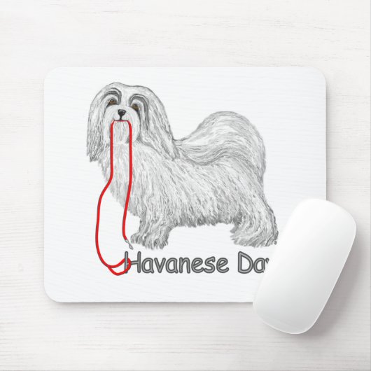 Havanese Day Mousepad (Mit Mouse)