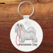Havanese Day Schlüsselanhänger (Vorderseite)