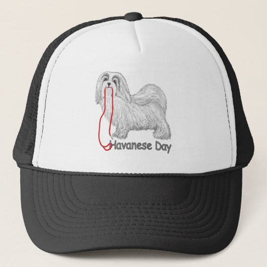 Havanese Day Truckerkappe (Vorderseite)