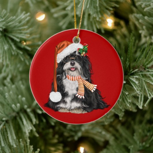 Havanese Deckruden Dog Weihnachtsschmuck (Baum)