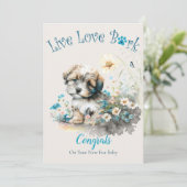 Havanese Dog Adoption, Gotcha Tag Karte (Stehend Vorderseite)