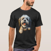 Havanese Dog Bolonka Shih Tzu Lhasa Apso Maltese G T-Shirt (Vorderseite)