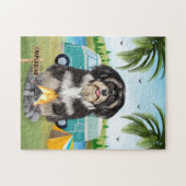 Havanese Dog Camping Puzzle (Horizontal)