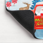 Havanese Dog Christmas Delivery LKW Schnee Mousepad (Ecke)