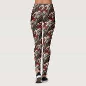 Havanese Dog Christmas Festival Leggings (Rückseite)