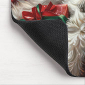 Havanese Dog Christmas Festival Mousepad (Ecke)