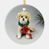 Havanese Dog Christmas Ornament (Vorne)