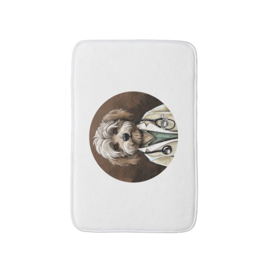 Havanese Dog Doctor Badematte (Vorderseite Vertikal)