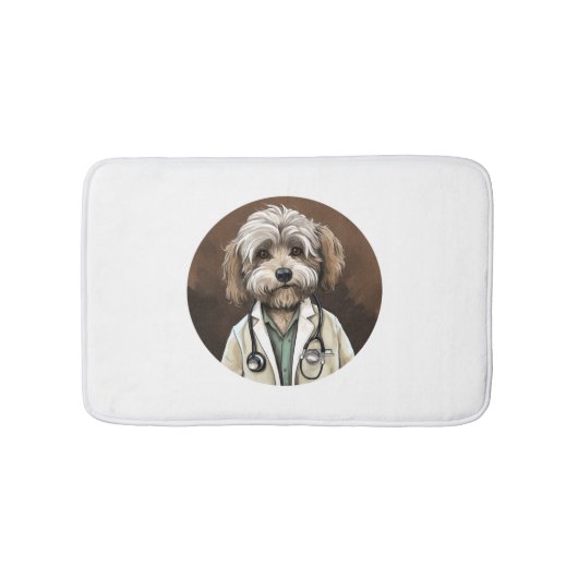 Havanese Dog Doctor Badematte (Vorderseite)