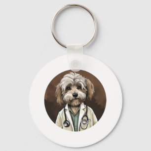 Havanese Dog Doctor Schlüsselanhänger