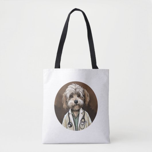 Havanese Dog Doctor Tasche (Vorderseite)