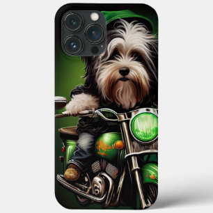 Havanese Dog Driving Bike St. Patrick's Day Case-Mate iPhone Hülle