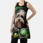 Havanese Dog Driving Bike St. Patrick's Day Schürze (InSitu)