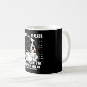 Havanese Dog Funny Stalker Cartoon Kaffeetasse (VorderseiteRechts)