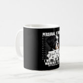 Havanese Dog Funny Stalker Cartoon Kaffeetasse (Vorderseite Links)