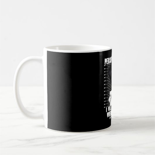 Havanese Dog Funny Stalker Cartoon Kaffeetasse (Links)