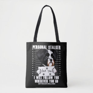 Havanese Dog Funny Stalker Cartoon Tasche