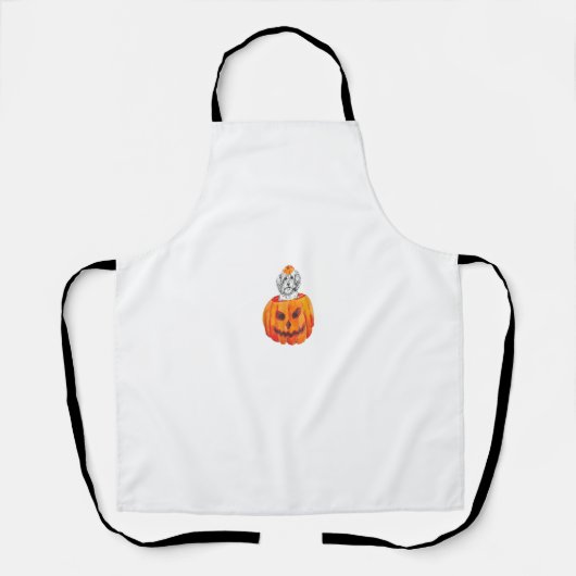 Havanese Dog Happy Halloween Pumpkin Schürze (Vorderseite)