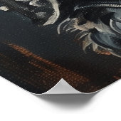 Havanese Dog In Armor Poster (Ecke)