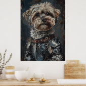 Havanese Dog In Armor Poster (Küche)