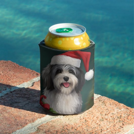 Havanese Dog in Schneeschweihnacht Dosenkühler (In Situ Pool)