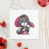 Havanese Dog Kimono Serviette (Beispiel)