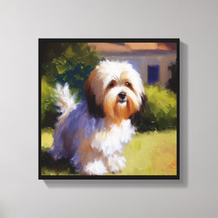 Havanese Dog Leinwanddruck