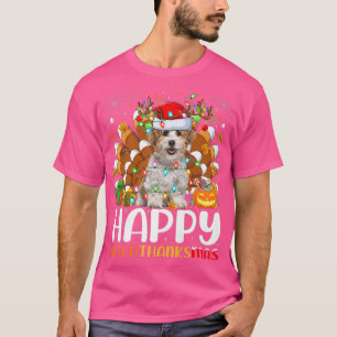 Havanese Dog Lover Halloween Weihnachtsfest Happy T-Shirt